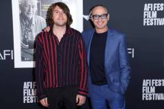 HOLLYWOOD, CALIFORNIA - NOVEMBER 04: Indio Falconer Downey and Robert Downey Jr. attend the special screening of "Sr." during the 2022 AFI Fest at TCL Chinese Theatre on November 04, 2022 in Hollywood, California. (Photo by Phillip Faraone/WireImage)