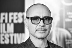 HOLLYWOOD, CALIFORNIA - NOVEMBER 04: (EDITOR'S NOTE: Image has been converted to black and white.) Robert Downey Jr. attends the special screening of "Sr." during the 2022 AFI Fest at TCL Chinese Theatre on November 04, 2022 in Hollywood, California. (Photo by Rodin Eckenroth/Getty Images)