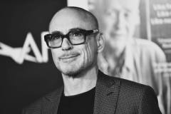 HOLLYWOOD, CALIFORNIA - NOVEMBER 04: (EDITOR'S NOTE: Image has been converted to black and white.) Robert Downey Jr. attends the special screening of "Sr." during the 2022 AFI Fest at TCL Chinese Theatre on November 04, 2022 in Hollywood, California. (Photo by Rodin Eckenroth/Getty Images)