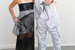 PARIS, FRANCE - OCTOBER 02: Susan Downey and Robert Downey Jr. attend the Stella McCartney show during Paris Fashion Week Womenswear Spring/Summer 2024 on October 2, 2023 in Paris, France. (Photo by Dave Benett/Getty Images for Stella McCartney)