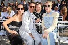 PARIS, FRANCE - OCTOBER 02: (L to R) Susan Downey, Robert Downey Jr., Julia Milner and Cate Blanchett attend the Stella McCartney show during Paris Fashion Week Womenswear Spring/Summer 2024 on October 2, 2023 in Paris, France. (Photo by Dave Benett/Getty Images for Stella McCartney)