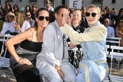 PARIS, FRANCE - OCTOBER 02: (L to R) Susan Downey, Robert Downey Jr., Julia Milner and Cate Blanchett attend the Stella McCartney show during Paris Fashion Week Womenswear Spring/Summer 2024 on October 2, 2023 in Paris, France. (Photo by Dave Benett/Getty Images for Stella McCartney)