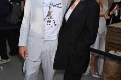 PARIS, FRANCE - OCTOBER 02: Robert Downey Jr. and Stella McCartney attend the Stella McCartney show during Paris Fashion Week Womenswear Spring/Summer 2024 on October 2, 2023 in Paris, France. (Photo by Dave Benett/Getty Images for Stella McCartney)