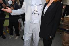 PARIS, FRANCE - OCTOBER 02: Robert Downey Jr. and Stella McCartney attend the Stella McCartney show during Paris Fashion Week Womenswear Spring/Summer 2024 on October 2, 2023 in Paris, France. (Photo by Dave Benett/Getty Images for Stella McCartney)