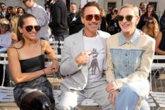Susan Downey, Robert Downey Jr. and Cate Blanchett at Stella McCartney Ready To Wear Spring 2024 held at March? Saxe-Breteuil on October 2, 2023 in Paris, France. (Photo by Swan Gallet/WWD via Getty Images)