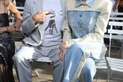 PARIS, FRANCE - OCTOBER 02: (EDITORIAL USE ONLY - For Non-Editorial use please seek approval from Fashion House) Robert Downey Jr. and Cate Blanchett attend the Stella McCartney in Womenswear Spring/Summer 2024 show as part of Paris Fashion Week  on October 02, 2023 in Paris, France. (Photo by Pascal Le Segretain/Getty Images)