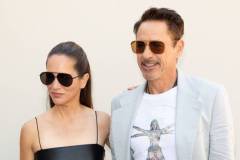 PARIS, FRANCE - OCTOBER 02: (EDITORIAL USE ONLY - For Non-Editorial use please seek approval from Fashion House) (L-R) Susan Downey and Robert Downey Jr attend the Stella McCartney Womenswear Spring/Summer 2024 show as part of Paris Fashion Week  on October 02, 2023 in Paris, France. (Photo by Marc Piasecki/WireImage)