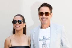 PARIS, FRANCE - OCTOBER 02: (EDITORIAL USE ONLY - For Non-Editorial use please seek approval from Fashion House) (L-R) Susan Downey and Robert Downey Jr attend the Stella McCartney Womenswear Spring/Summer 2024 show as part of Paris Fashion Week  on October 02, 2023 in Paris, France. (Photo by Marc Piasecki/WireImage)