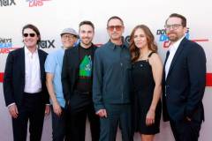 LOS ANGELES, CALIFORNIA - JUNE 16: (L-R) Jay Peterson, David Larzelere, guest, Robert Downey Jr., Susan Downey and Kyle Wheeler attend MAX Original Series "Downey's Dream Cars" Los Angeles Premiere at Petersen Automotive Museum on June 16, 2023 in Los Angeles, California. (Photo by Emma McIntyre/Getty Images)