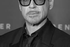 PARIS, FRANCE - JULY 11: (EDITORS NOTE: Image has been converted to black and white.) Robert Downey Jr attends the "Oppenheimer" premiere at Cinema Le Grand Rex on July 11, 2023 in Paris, France. (Photo by Pascal Le Segretain/Getty Images)
