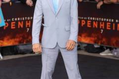 LONDON, ENGLAND - JULY 12: Robert Downey Jr. attends a photocall for "Oppenheimer" at Trafalgar Square on July 12, 2023 in London, England. (Photo by Mike Marsland/WireImage)