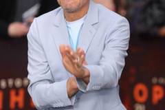 LONDON, ENGLAND - JULY 12: Robert Downey Jr. attends a photocall for "Oppenheimer" at Trafalgar Square on July 12, 2023 in London, England. (Photo by Mike Marsland/WireImage)