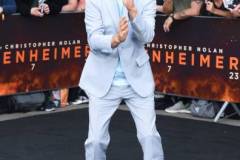 LONDON, ENGLAND - JULY 12: Robert Downey Jr attends a photocall for "Oppenheimer" in Trafalgar Square on July 12, 2023 in London, England. (Photo by David M. Benett/Jed Cullen/Dave Benett/WireImage)