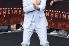 LONDON, ENGLAND - JULY 12: Robert Downey Jr attends a photocall for "Oppenheimer" in Trafalgar Square on July 12, 2023 in London, England. (Photo by David M. Benett/Jed Cullen/Dave Benett/WireImage)