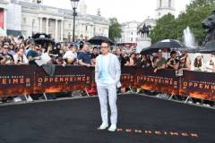 LONDON, ENGLAND - JULY 12: Robert Downey Jr attends a photocall for "Oppenheimer" in Trafalgar Square on July 12, 2023 in London, England. (Photo by David M. Benett/Jed Cullen/Dave Benett/WireImage)