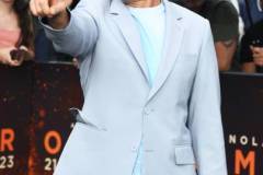 LONDON, ENGLAND - JULY 12: Robert Downey Jr attends a photocall for "Oppenheimer" in Trafalgar Square on July 12, 2023 in London, England. (Photo by David M. Benett/Jed Cullen/Dave Benett/WireImage)