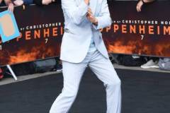 LONDON, ENGLAND - JULY 12: Robert Downey Jr attends a photocall for "Oppenheimer" in Trafalgar Square on July 12, 2023 in London, England. (Photo by David M. Benett/Jed Cullen/Dave Benett/WireImage)