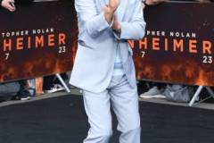 LONDON, ENGLAND - JULY 12: Robert Downey Jr attends a photocall for "Oppenheimer" in Trafalgar Square on July 12, 2023 in London, England. (Photo by David M. Benett/Jed Cullen/Dave Benett/WireImage)