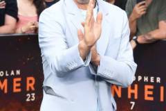 LONDON, ENGLAND - JULY 12: Robert Downey Jr attends a photocall for "Oppenheimer" in Trafalgar Square on July 12, 2023 in London, England. (Photo by David M. Benett/Jed Cullen/Dave Benett/WireImage)