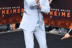 LONDON, ENGLAND - JULY 12: Robert Downey Jr attends a photocall for "Oppenheimer" in Trafalgar Square on July 12, 2023 in London, England. (Photo by David M. Benett/Jed Cullen/Dave Benett/WireImage)