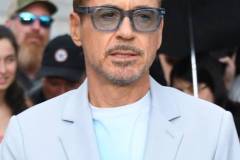 LONDON, ENGLAND - JULY 12: Robert Downey Jr attends a photocall for "Oppenheimer" in Trafalgar Square on July 12, 2023 in London, England. (Photo by David M. Benett/Jed Cullen/Dave Benett/WireImage)
