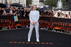 LONDON, ENGLAND - JULY 12: Robert Downey Jr. attends the London Photocall for Universal Pictures' "Oppenheimer" at Trafalgar Square on July 12, 2023 in London, England. (Photo by Neil P. Mockford/Getty Images for Universal Pictures)