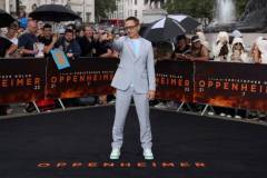 LONDON, ENGLAND - JULY 12: Robert Downey Jr. attends the London Photocall for Universal Pictures' "Oppenheimer" at Trafalgar Square on July 12, 2023 in London, England. (Photo by Neil P. Mockford/Getty Images for Universal Pictures)
