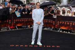 LONDON, ENGLAND - JULY 12: Robert Downey Jr. attends the London Photocall for Universal Pictures' "Oppenheimer" at Trafalgar Square on July 12, 2023 in London, England. (Photo by Neil P. Mockford/Getty Images for Universal Pictures)
