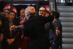 LONDON, ENGLAND - JULY 13: Robert Downey Jr. and Kenneth Branagh attend the UK Premiere of "Oppenheimer" at Odeon Luxe Leicester Square on July 13, 2023 in London, England. (Photo by Kate Green/Getty Images for Universal Pictures)