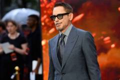 LONDON, ENGLAND - JULY 13: Robert Downey Jr. attends the "Oppenheimer" UK Premiere at Odeon Luxe Leicester Square on July 13, 2023 in London, England. (Photo by Joe Maher/WireImage)