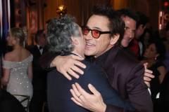 Mark Ruffalo, Robert Downey Jr. and Bradley Cooper at the 81st Golden Globe Awards held at the Beverly Hilton Hotel on January 7, 2024 in Beverly Hills, California. (Photo by Rich Polk/Golden Globes 2024/Golden Globes 2024 via Getty Images)