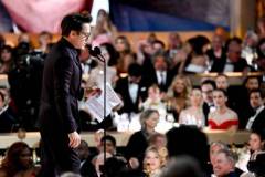 Robert Downey Jr. at the 81st Golden Globe Awards held at the Beverly Hilton Hotel on January 7, 2024 in Beverly Hills, California. (Photo by Michael Buckner/Golden Globes 2024/Golden Globes 2024 via Getty Images)