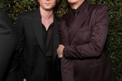LOS ANGELES - JANUARY 7: Jeremy Allen White and Robert Downey Jr.  at the 81st Golden Globe Awards held at the Beverly Hilton in Beverly Hills, California on Sunday, January 7, 2024. 


(Todd Williamson/CBS via Getty Images) *** GJeremy Allen White and Robert Downey Jr. ***
