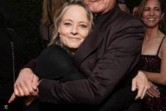 LOS ANGELES - JANUARY 7: Jodi Foster and Robert Downey Jr. at the 81st Golden Globe Awards held at the Beverly Hilton in Beverly Hills, California on Sunday, January 7, 2024. 


(Todd Williamson/CBS via Getty Images) *** Jodi Foster and Robert Downey Jr. ***