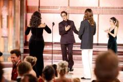 LOS ANGELES - JANUARY 7: Angela Bassett, Robert Downey Jr., and Jared Leto at the 81st Golden Globe Awards held at the Beverly Hilton in Beverly Hills, California on Sunday, January 7, 2024. 


(Sonja Flemming/CBS via Getty Images) *** Angela Bassett, Robert Downey Jr., and Jared Leto ***