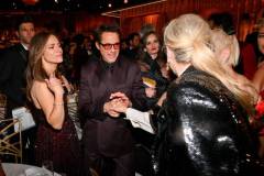 Susan Downey and Robert Downey Jr. at the 81st Golden Globe Awards held at the Beverly Hilton Hotel on January 7, 2024 in Beverly Hills, California. (Photo by Michael Buckner/Golden Globes 2024/Golden Globes 2024 via Getty Images)