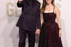 BEVERLY HILLS, CALIFORNIA - JANUARY 07: Robert Downey Jr. and Susan Downey attends the 81st Annual Golden Globe Awards at The Beverly Hilton on January 07, 2024 in Beverly Hills, California. (Photo by Jon Kopaloff/WireImage,)