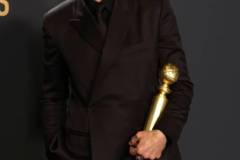 BEVERLY HILLS, CALIFORNIA - JANUARY 07: Robert Downey Jr., winner of the Best Performance by a Male Actor in a Supporting Role in any Motion Picture award for "Oppenheimer," poses in the press room during the 81st Annual Golden Globe Awards at The Beverly Hilton on January 07, 2024 in Beverly Hills, California. (Photo by Kevin Mazur/Getty Images)