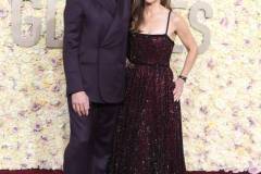 BEVERLY HILLS, CALIFORNIA - JANUARY 07: Robert Downey Jr., Susan Downeyarrives at the 81st Annual Golden Globe Awards  at The Beverly Hilton on January 07, 2024 in Beverly Hills, California. (Photo by Steve Granitz/FilmMagic)