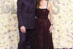 BEVERLY HILLS, CALIFORNIA - JANUARY 07: Robert Downey Jr., Susan Downeyarrives at the 81st Annual Golden Globe Awards  at The Beverly Hilton on January 07, 2024 in Beverly Hills, California. (Photo by Steve Granitz/FilmMagic)