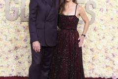 BEVERLY HILLS, CALIFORNIA - JANUARY 07: Robert Downey Jr., Susan Downeyarrives at the 81st Annual Golden Globe Awards  at The Beverly Hilton on January 07, 2024 in Beverly Hills, California. (Photo by Steve Granitz/FilmMagic)