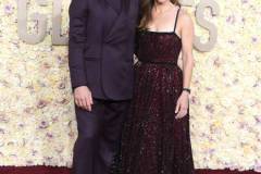 BEVERLY HILLS, CALIFORNIA - JANUARY 07: Robert Downey Jr., Susan Downeyarrives at the 81st Annual Golden Globe Awards  at The Beverly Hilton on January 07, 2024 in Beverly Hills, California. (Photo by Steve Granitz/FilmMagic)