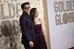 BEVERLY HILLS, CALIFORNIA - JANUARY 7: Robert Downey Jr. and Susan Downey attend the 81st Annual Golden Globe Awards at the Beverly Hilton on January 7, 2024 in Beverly Hills, California. (Photo by Lionel Hahn/Getty Images)