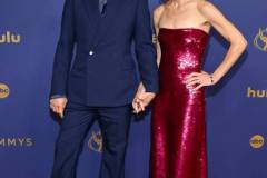 Robert Downey Jr. and Susan Downey at the 76th Primetime Emmy Awards held at Peacock Theater on September 15, 2024 in Los Angeles, California.  (Photo by Michael Buckner/Variety via Getty Images)