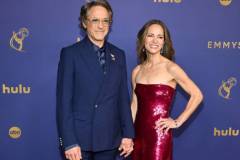 Robert Downey Jr. and Susan Downey at the 76th Primetime Emmy Awards held at Peacock Theater on September 15, 2024 in Los Angeles, California.  (Photo by Michael Buckner/Variety via Getty Images)