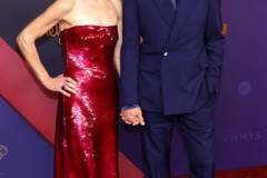 LOS ANGELES, CALIFORNIA - SEPTEMBER 15: (L-R) Susan Downey and Robert Downey Jr. attend the 76th Primetime Emmy Awards at Peacock Theater on September 15, 2024 in Los Angeles, California. (Photo by Frazer Harrison/Getty Images)