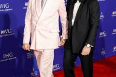 PALM SPRINGS, CALIFORNIA - JANUARY 04: (L-R) Robert Downey Jr. and Cillian Murphy attend the 35th Annual Palm Springs International Film Awards at Palm Springs Convention Center on January 04, 2024 in Palm Springs, California. (Photo by Frazer Harrison/Getty Images for Palm Springs International Film Society)