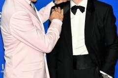 PALM SPRINGS, CALIFORNIA - JANUARY 04: Robert Downey Jr. and Cillian Murphy arrive at the 2024 Palm Springs International Film Festival Film Awards at the Palm Springs Convention Center on January 04, 2024 in Palm Springs, California. (Photo by Jerod Harris/FilmMagic)