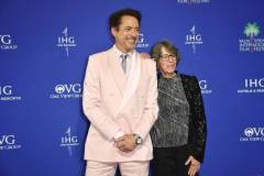 PALM SPRINGS, CALIFORNIA - JANUARY 04: Robert Downey Jr. and Rosie Levin attend the 2024 Palm Springs International Film Festival at Palm Springs Convention Center on January 04, 2024 in Palm Springs, California. (Photo by David Crotty/Patrick McMullan via Getty Images)