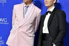 PALM SPRINGS, CALIFORNIA - JANUARY 04: Robert Downey Jr. and Cillian Murphy attend the 2024 Palm Springs International Film Festival Film Awards at Palm Springs Convention Center on January 04, 2024 in Palm Springs, California. (Photo by Axelle/Bauer-Griffin/FilmMagic)